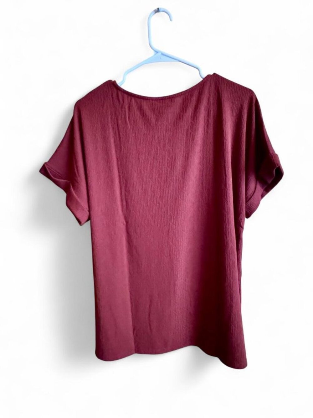 FORTUNE + IVY Eloise Textured Button Detail Knit Top, Medium - Picture 2 of 4